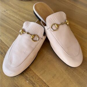 Gucci pink prince town slippers size 36